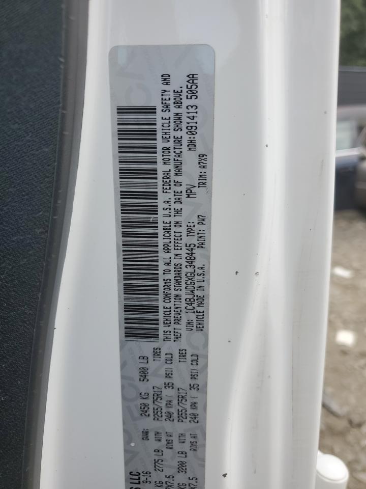 2016 Jeep Wrangler Unlimited Sport VIN: 1C4BJWDGXGL348445 Lot: 63667564