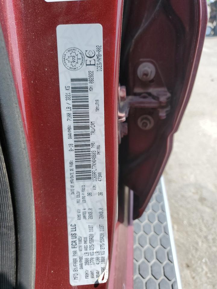 2019 Ram 1500 Rebel VIN: 1C6SRFLT7KN648603 Lot: 63879384