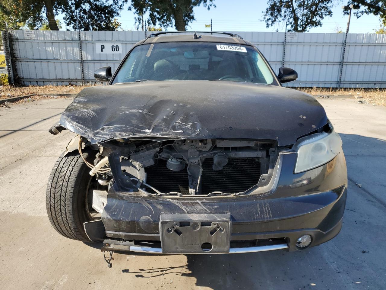 2008 Infiniti Fx35 VIN: JNRAS08UX8X104200 Lot: 61703964