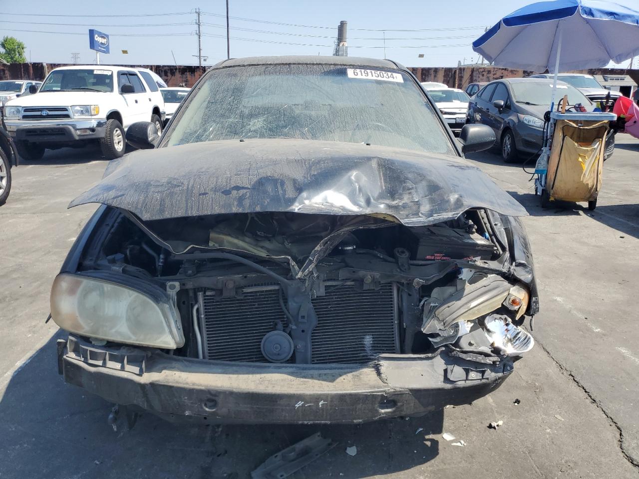 2004 Kia Spectra Base VIN: KNAFB121645313639 Lot: 61915034