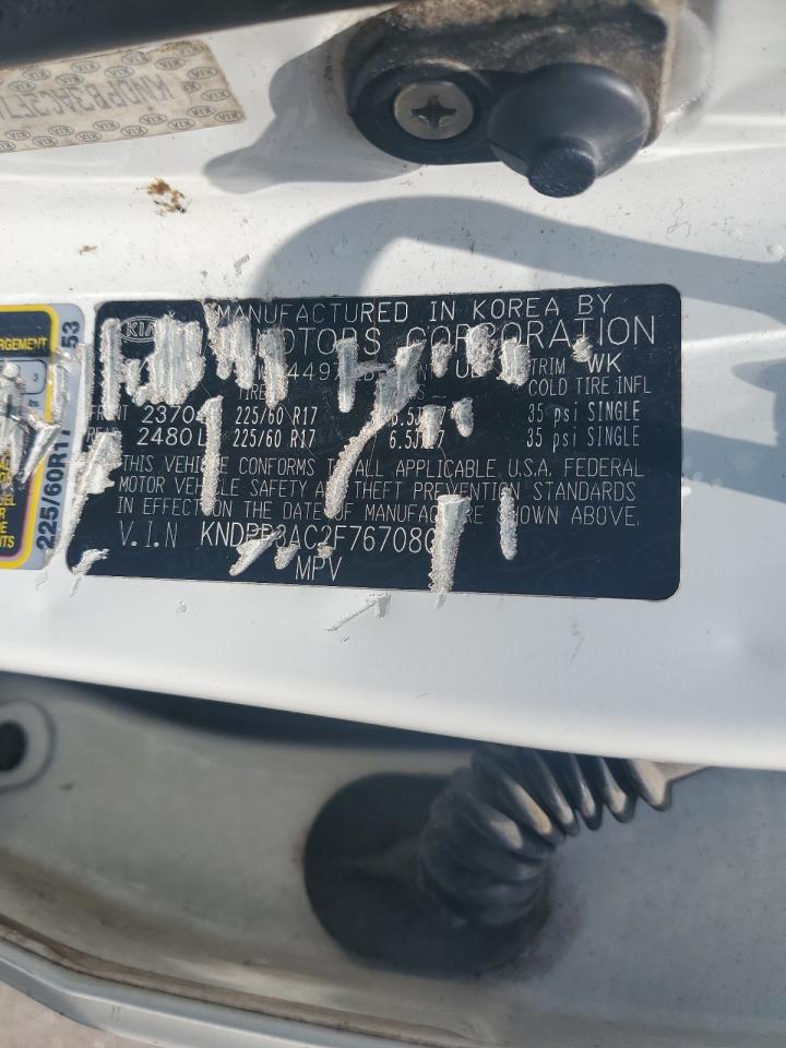 2015 Kia Sportage Lx VIN: KNDPB3AC2F7670801 Lot: 61273104