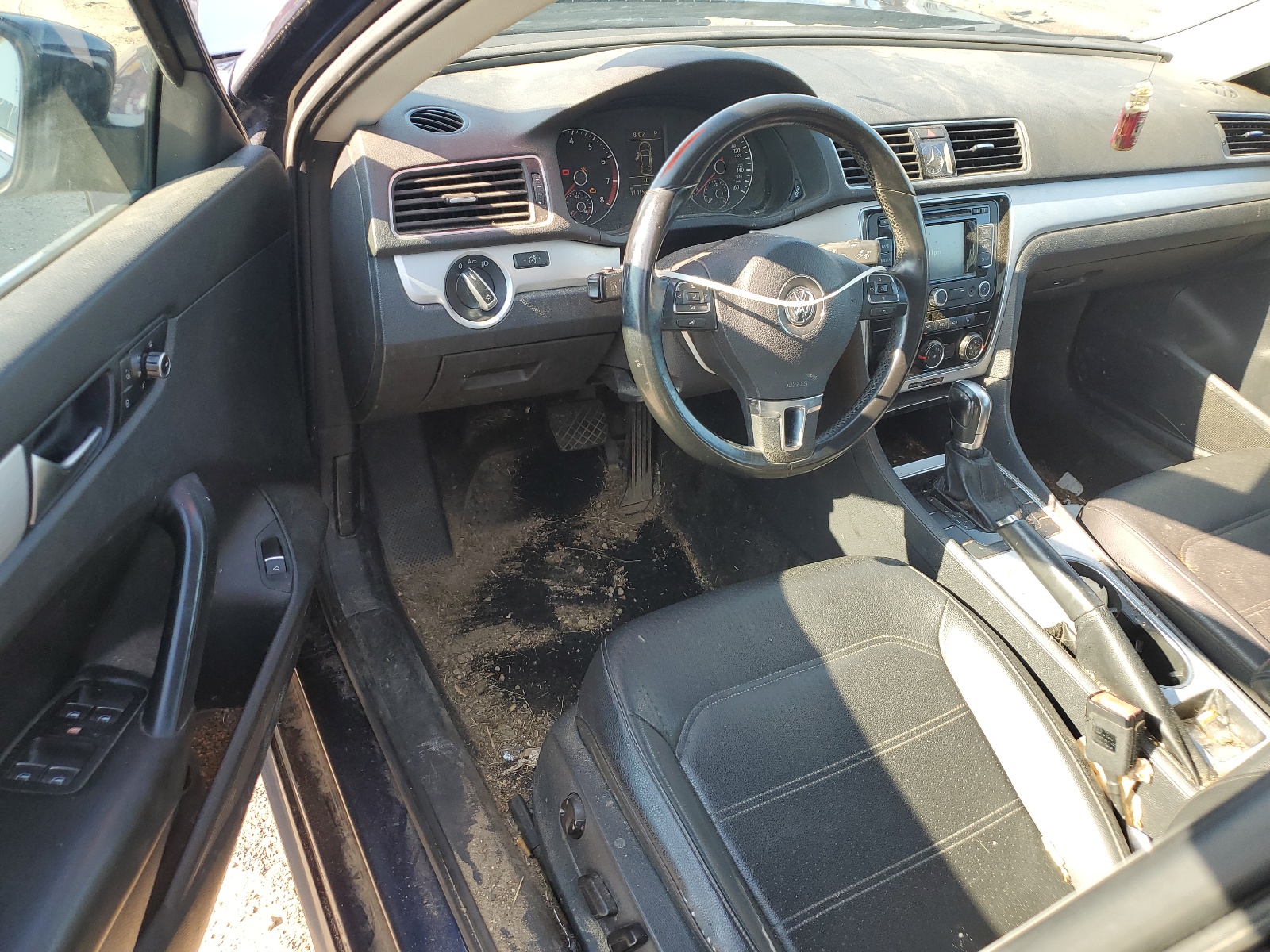 1VWBP7A39DC074752 2013 Volkswagen Passat Se