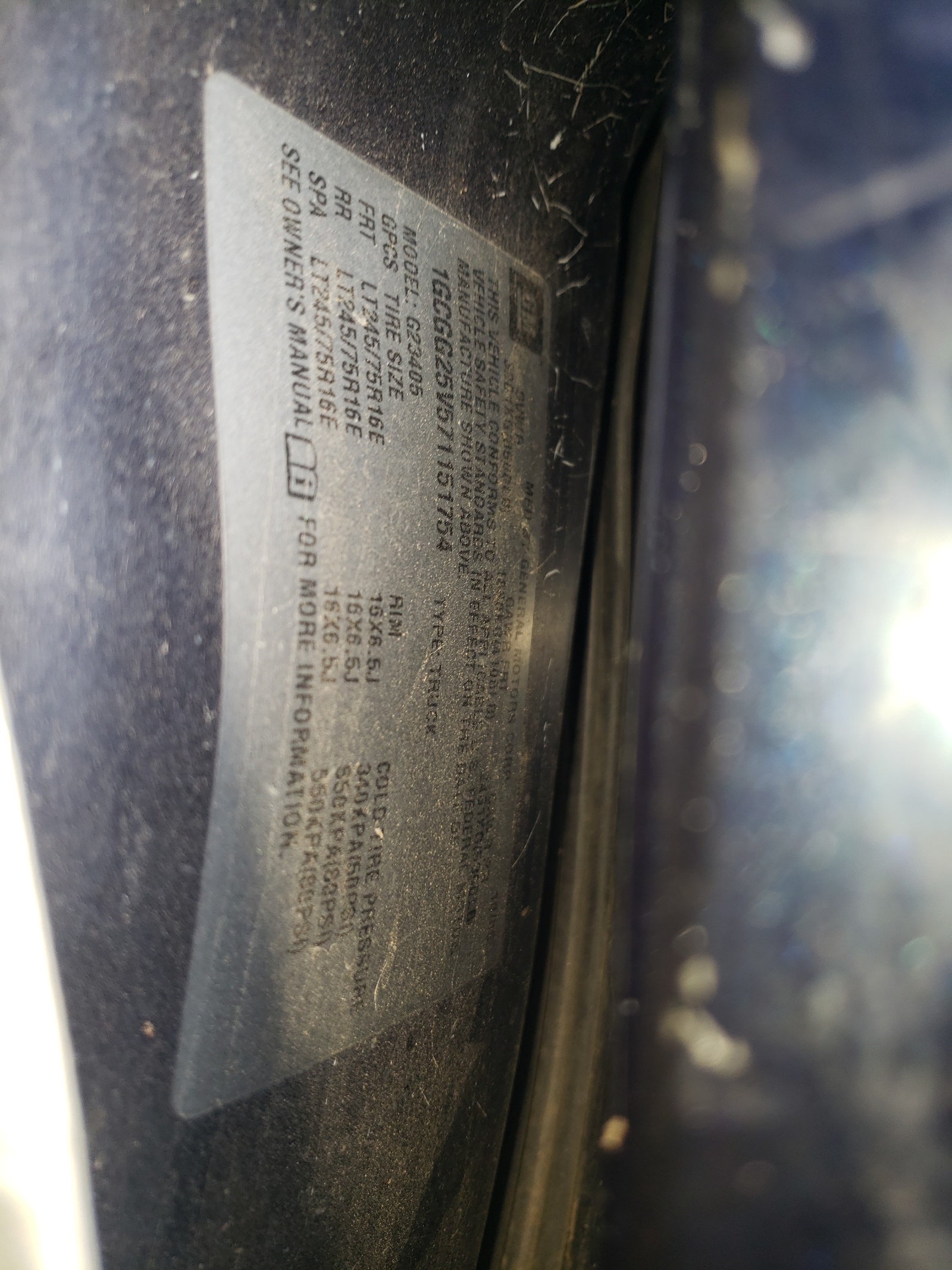 1GCGG25V571151754 2007 Chevrolet Express G2500