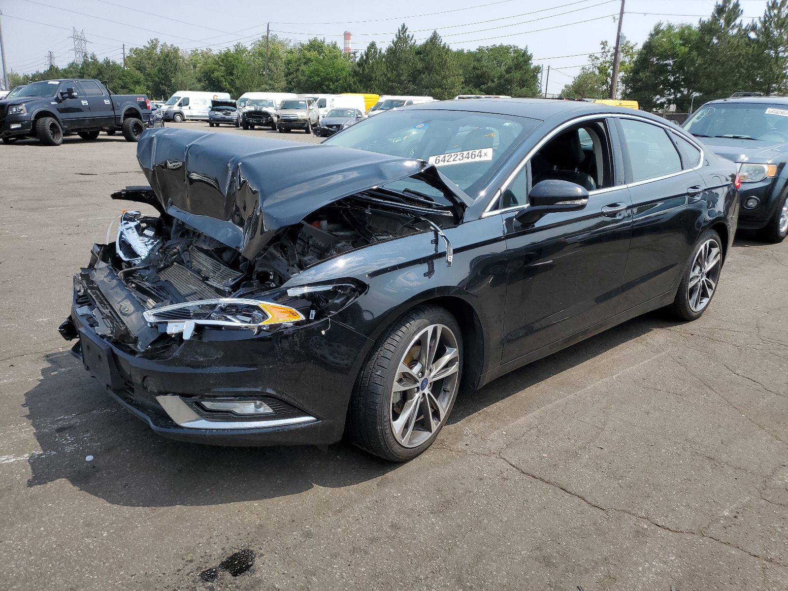 2017 Ford Fusion Titanium vin: 3FA6P0K98HR364699