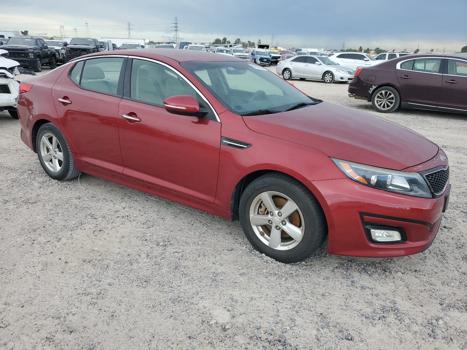 2015 Kia Optima Lx vin: 5XXGM4A77FG505501