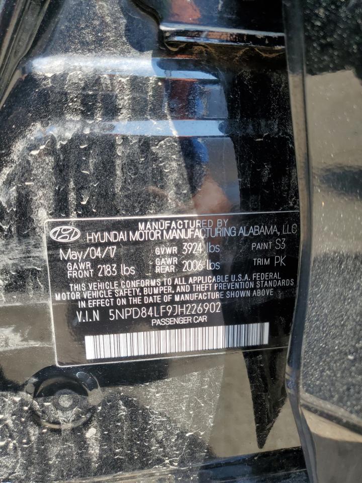 VIN 5NPD84LF9JH226902 2018 HYUNDAI ELANTRA no.12