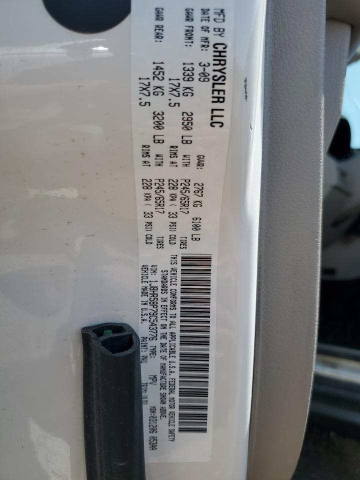 2009 Jeep Grand Cherokee Limited VIN: 1J8HR58P79C543776 Lot: 62092644