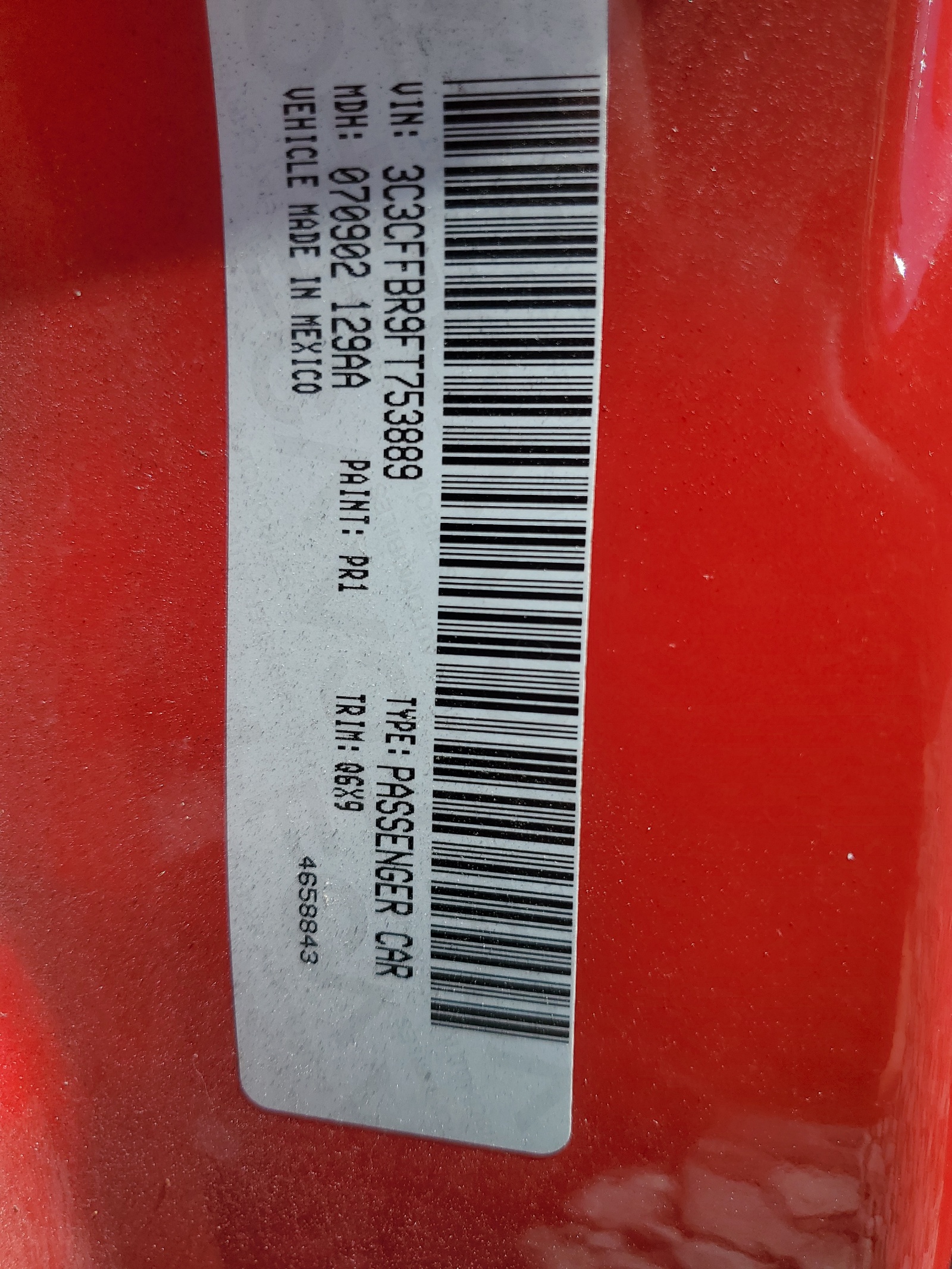 3C3CFFBR9FT753889 2015 Fiat 500 Sport