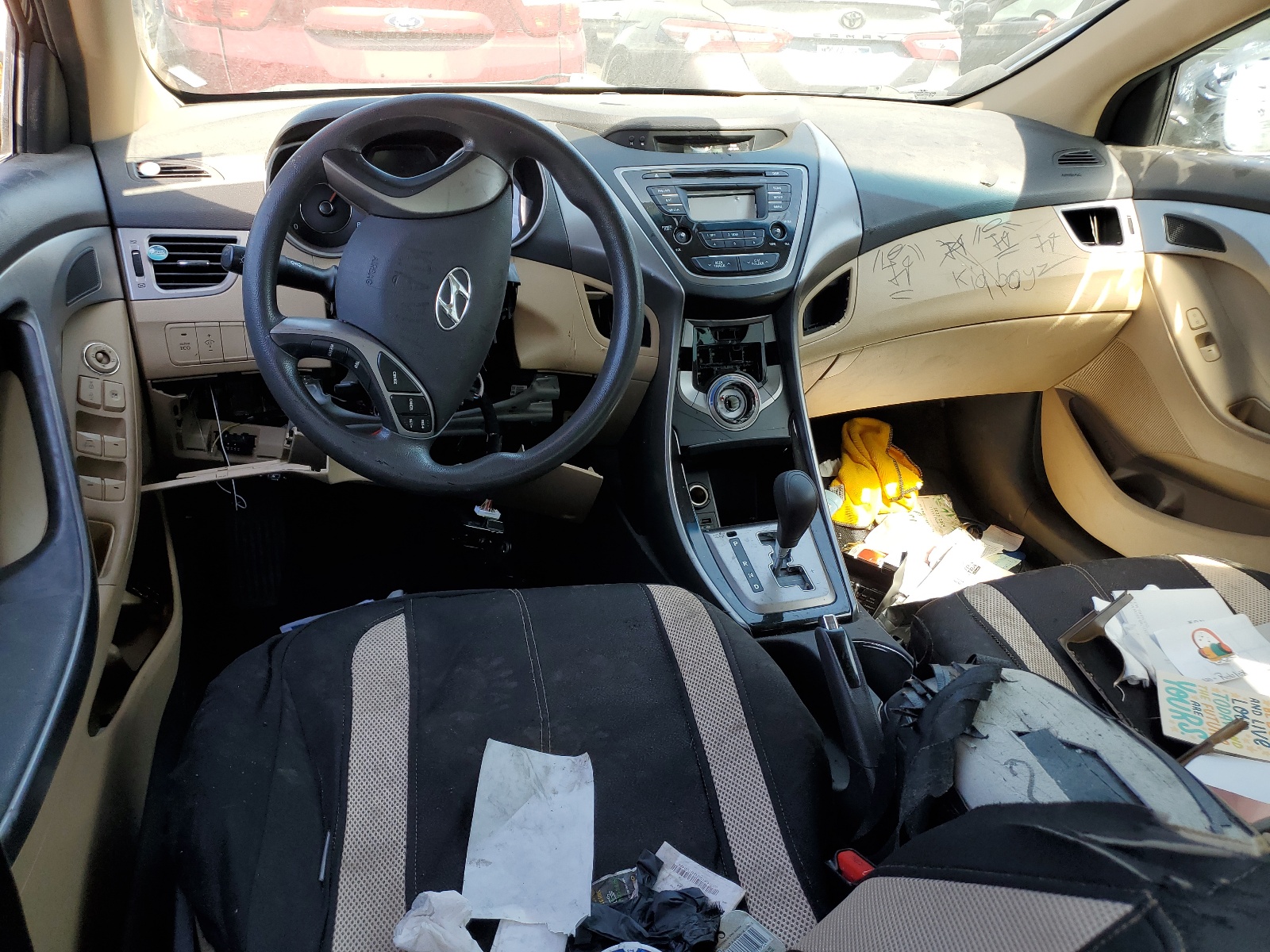 KMHDH4AE6DU792841 2013 Hyundai Elantra Gls