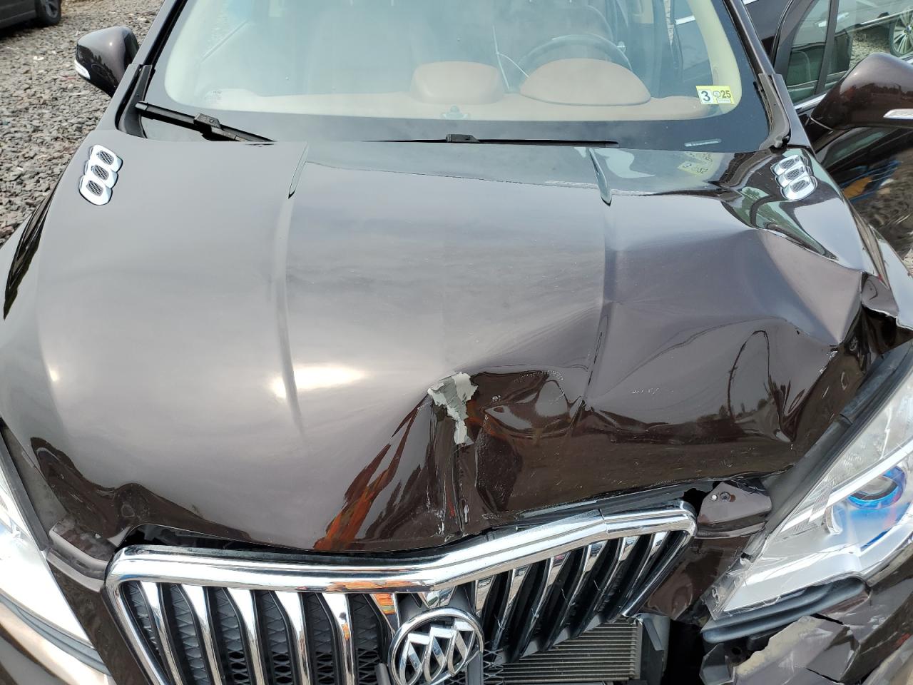 2015 BUICK ENCORE with FRONT END damage, VIN KL4CJCSB2FB108122
