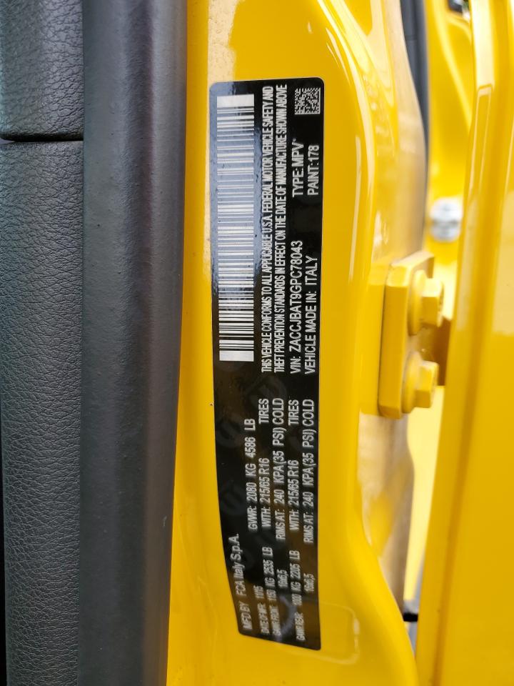 2016 Jeep Renegade Sport VIN: ZACCJBAT9GPC78043 Lot: 62925264