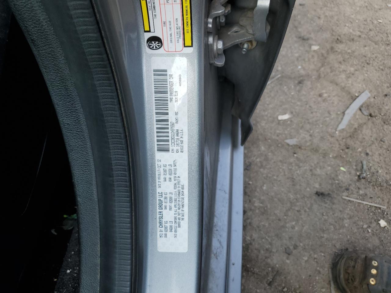 2013 Chrysler 200 Limited VIN: 1C3CCBCG1DN575567 Lot: 64685114