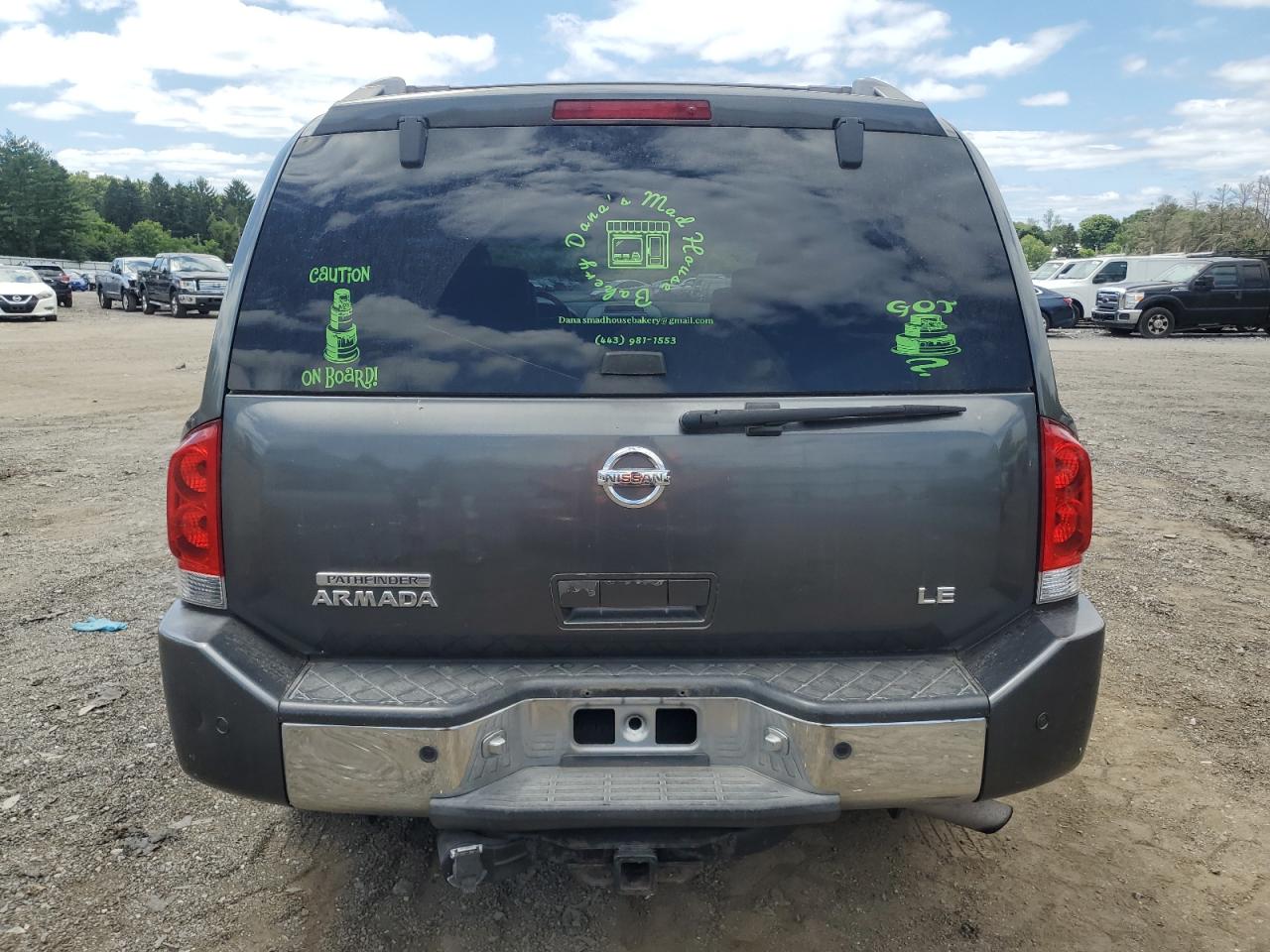 2004 Nissan Armada Se VIN: 5N1AA08B64N711021 Lot: 62749864