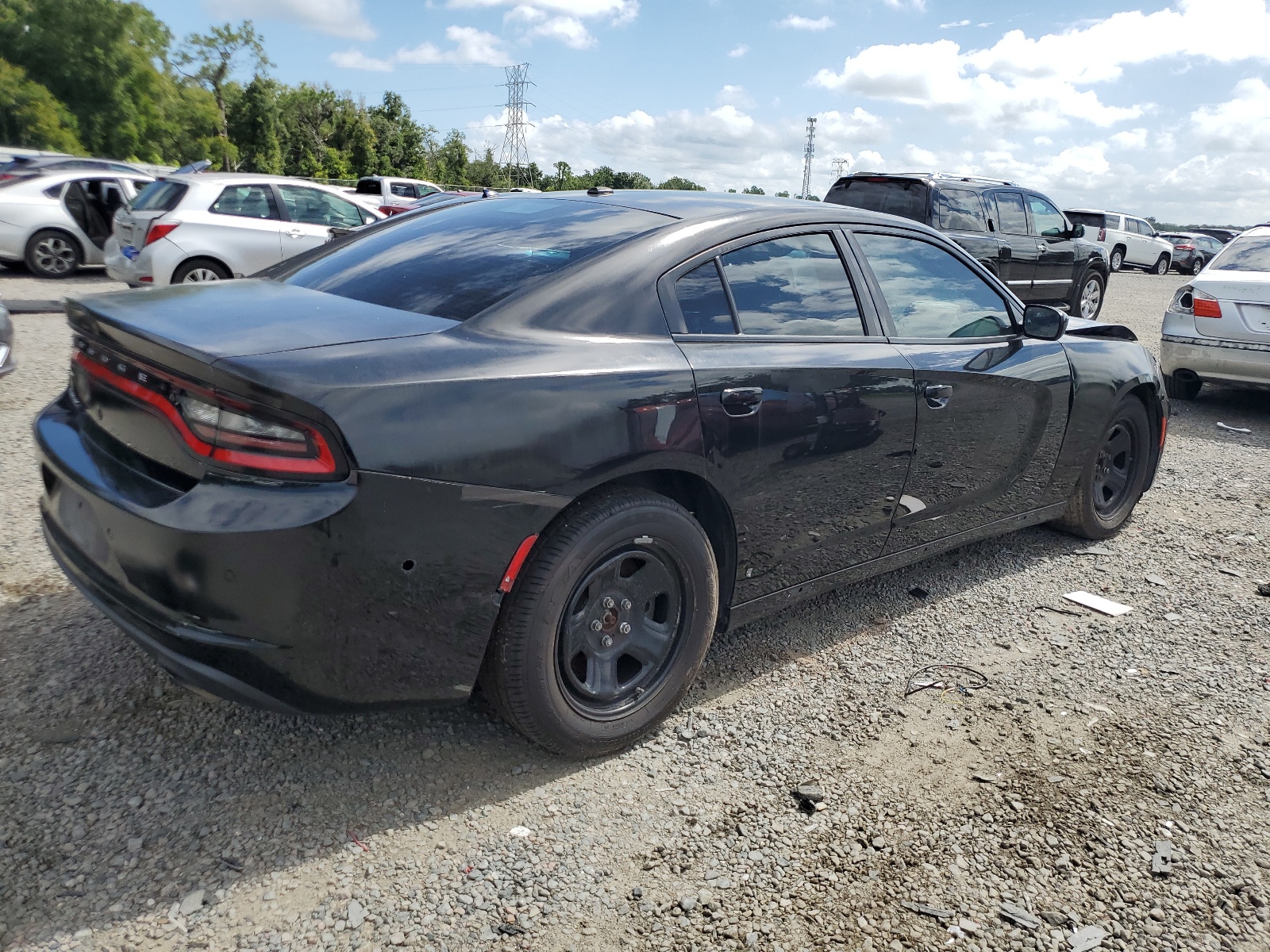 2019 Dodge Charger Police vin: 2C3CDXAT1KH703449