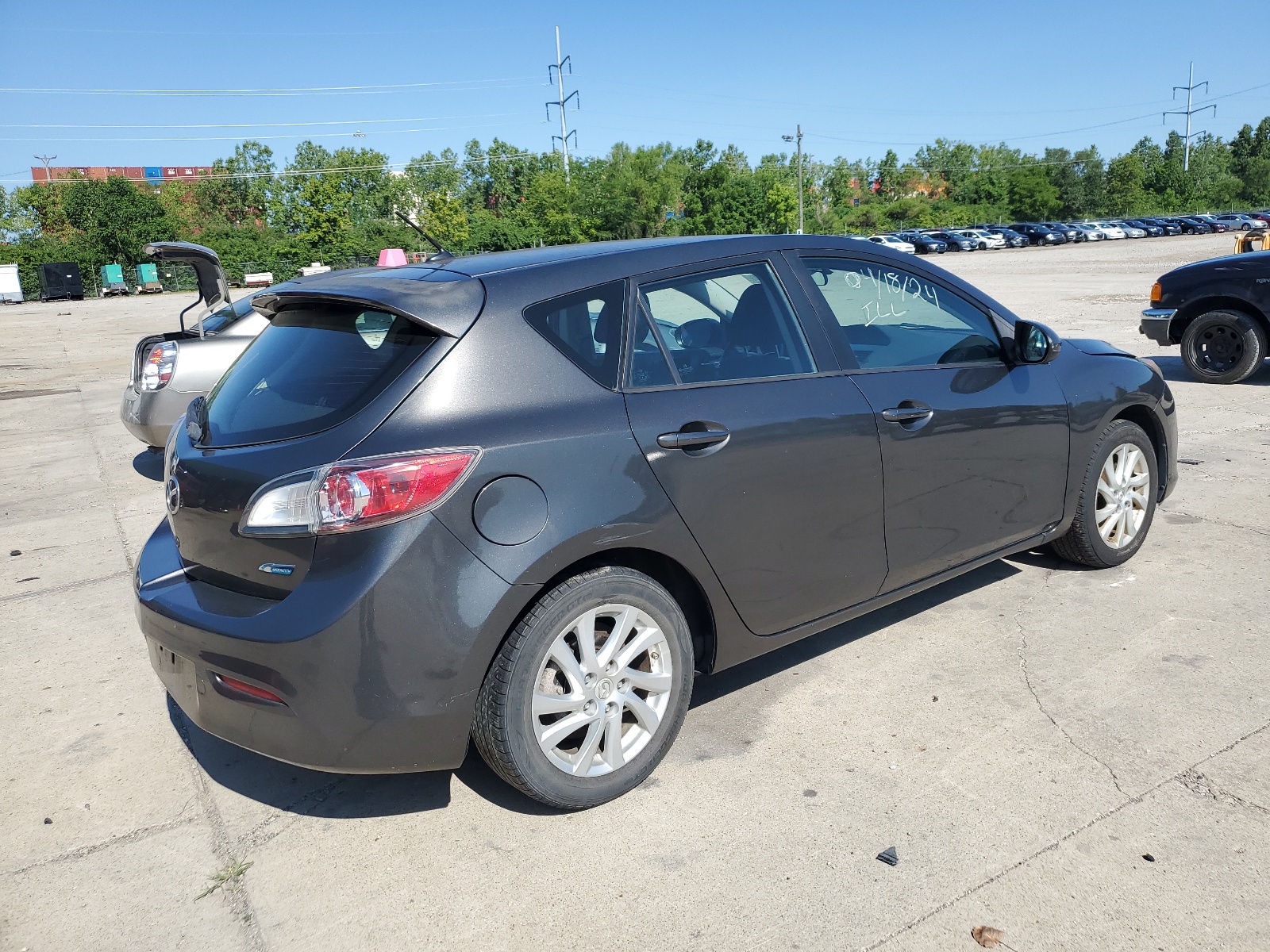 2012 Mazda 3 I vin: JM1BL1L86C1642891