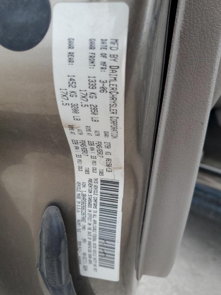 2006 Jeep Grand Cherokee Limited VIN: 1J8HR58266C287002 Lot: 62785234