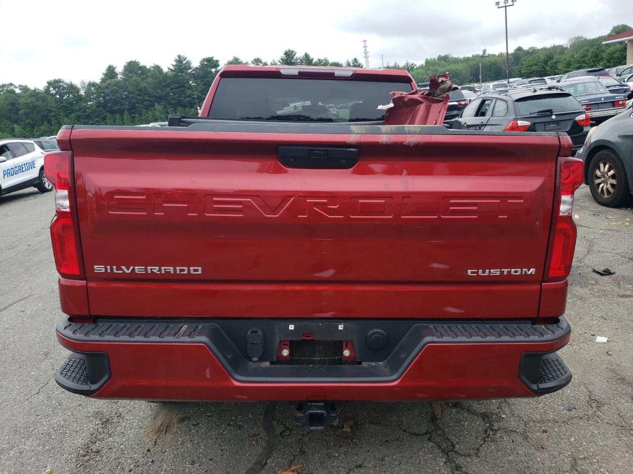 2021 Chevrolet Silverado K1500 Custom VIN: 1GCRYBEK6MZ327154 Lot: 64379464