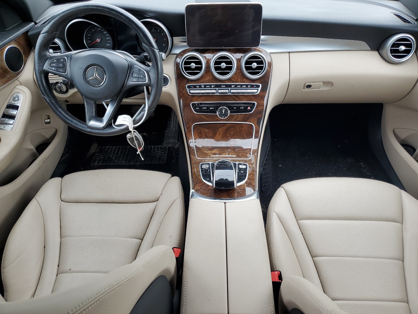 55SWF4KB4HU193442 2017 Mercedes-Benz C 300 4Matic