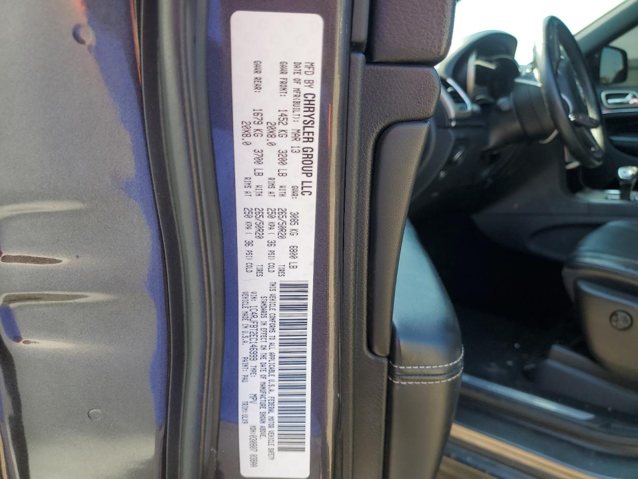 2014 Jeep Grand Cherokee Limited VIN: 1C4RJFBT2EC146999 Lot: 63246644