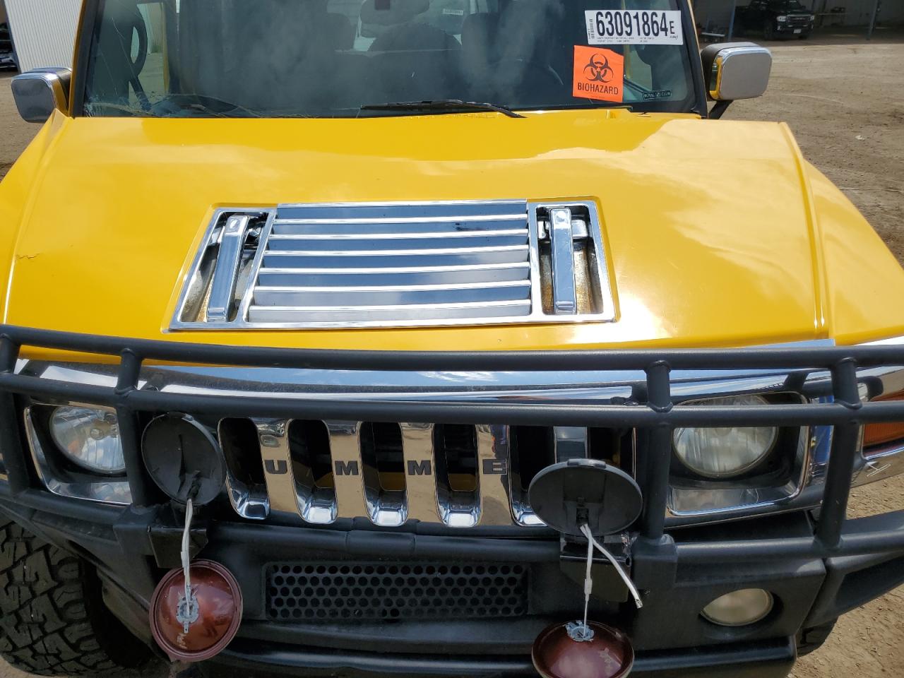 2003 Hummer H2 VIN: 5GRGN23U43H125095 Lot: 63091864