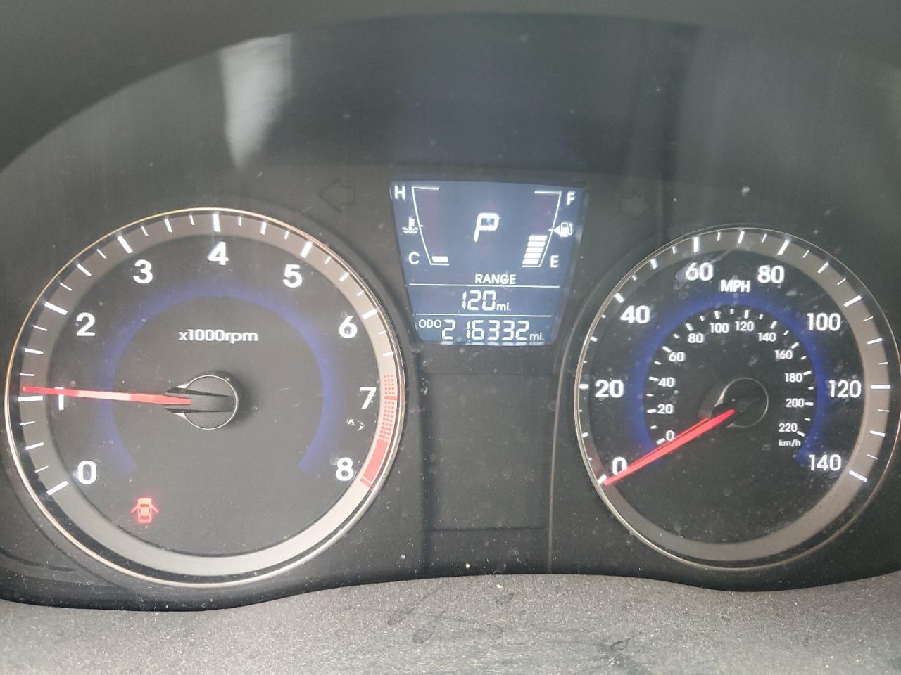 2013 Hyundai Accent Gls VIN: KMHCU5AE6DU069536 Lot: 64060994