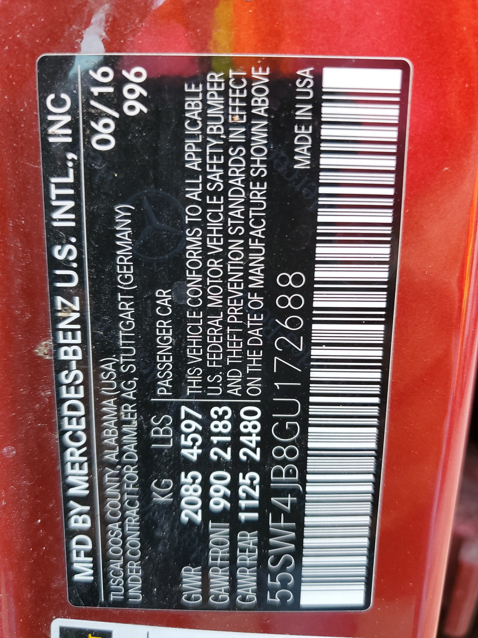 55SWF4JB8GU172688 2016 Mercedes-Benz C 300