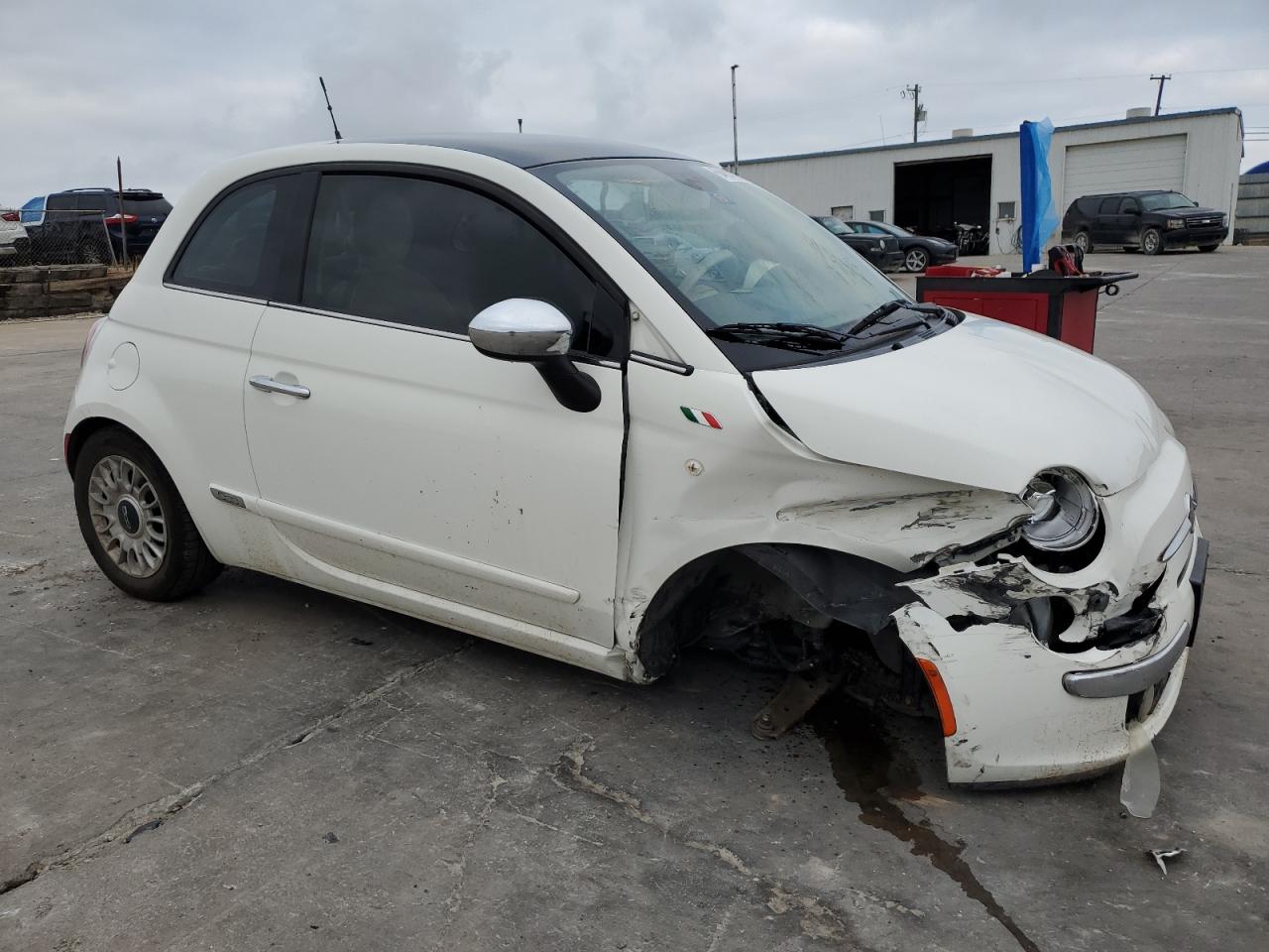 2013 Fiat 500 Lounge VIN: 3C3CFFCR4DT747512 Lot: 64814314
