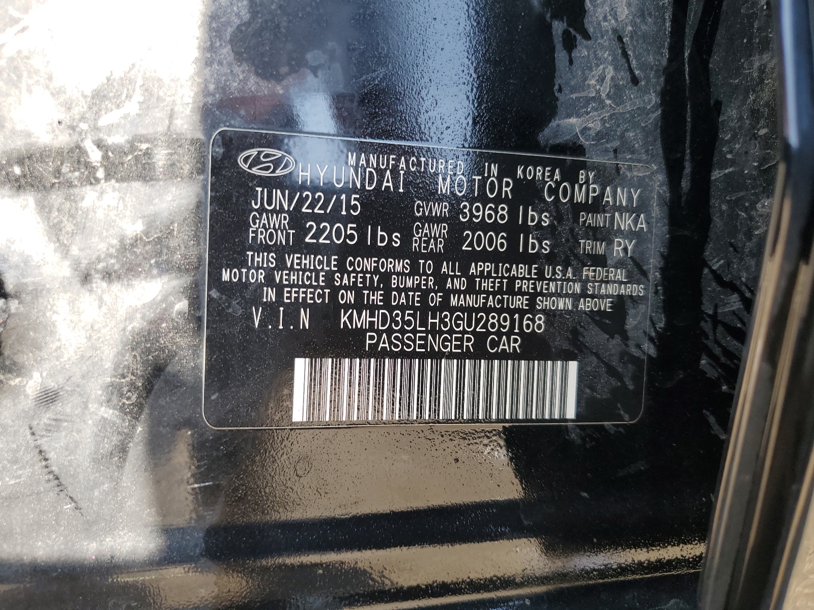 KMHD35LH3GU289168 2016 Hyundai Elantra Gt