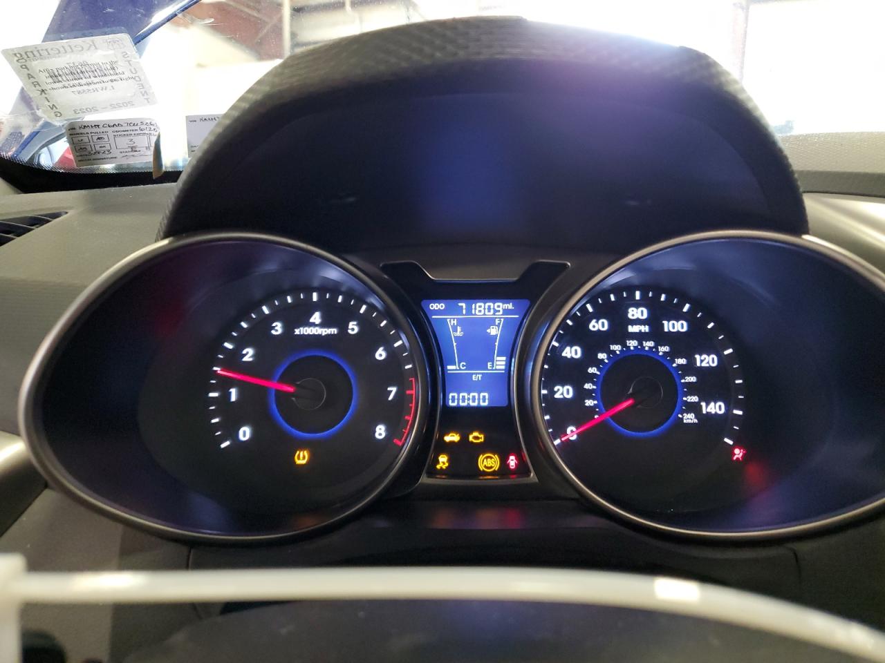 2012 Hyundai Veloster VIN: KMHTC6AD7CU052632 Lot: 64388764