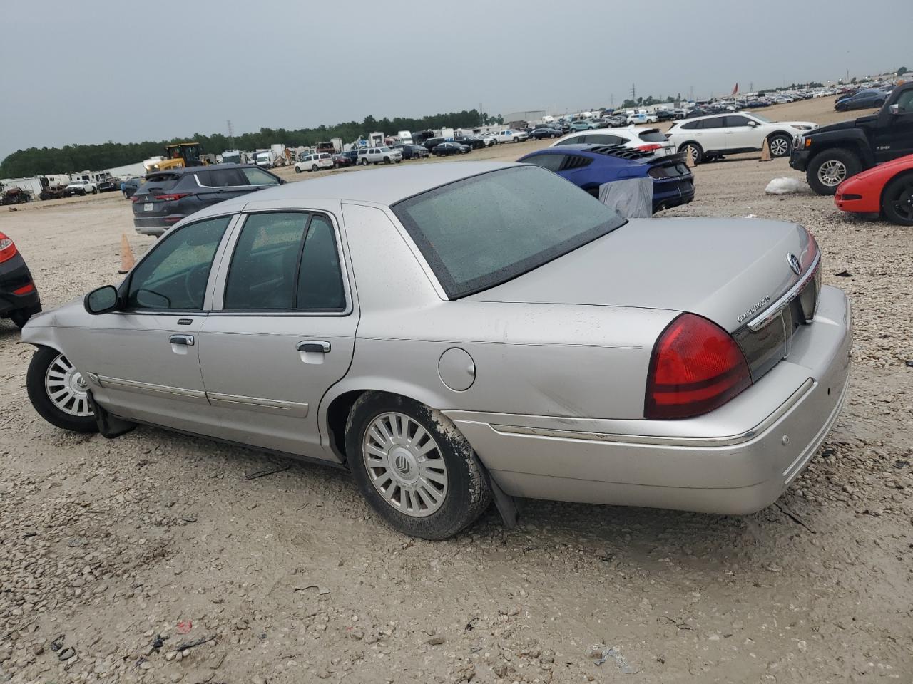 2007 Mercury Grand Marquis Ls silver null flexible 2MEHM75V87X613868 photo #3