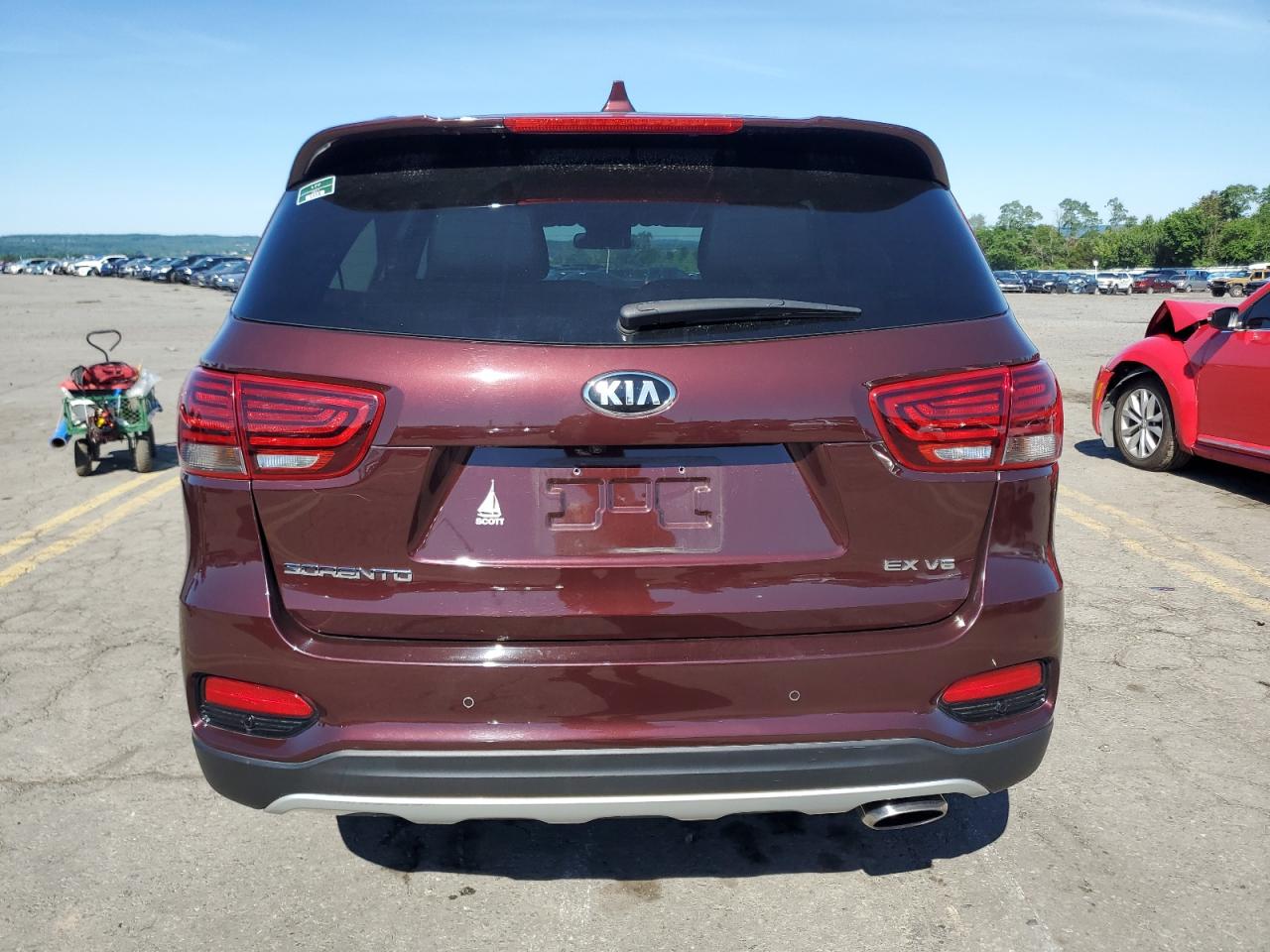 2019 Kia Sorento Ex VIN: 5XYPHDA54KG609453 Lot: 61398884