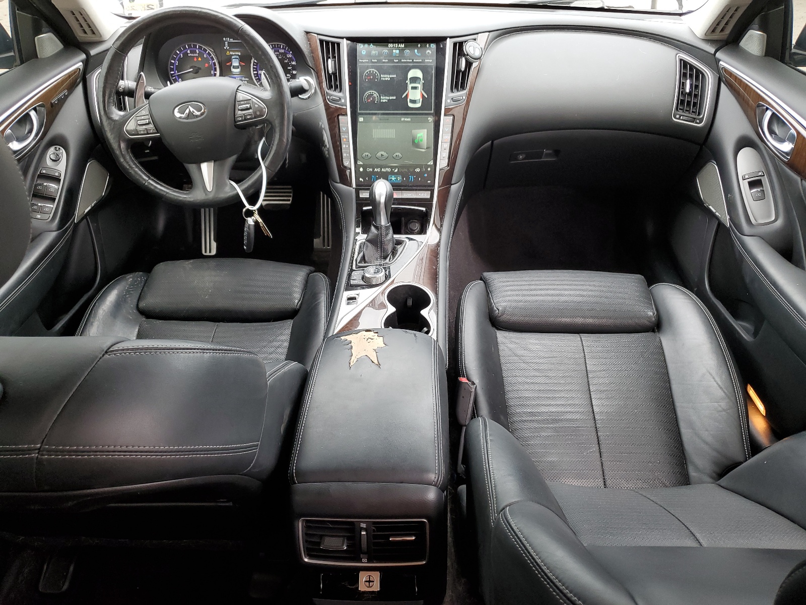 JN1FV7AR1HM871224 2017 Infiniti Q50 Red Sport 400