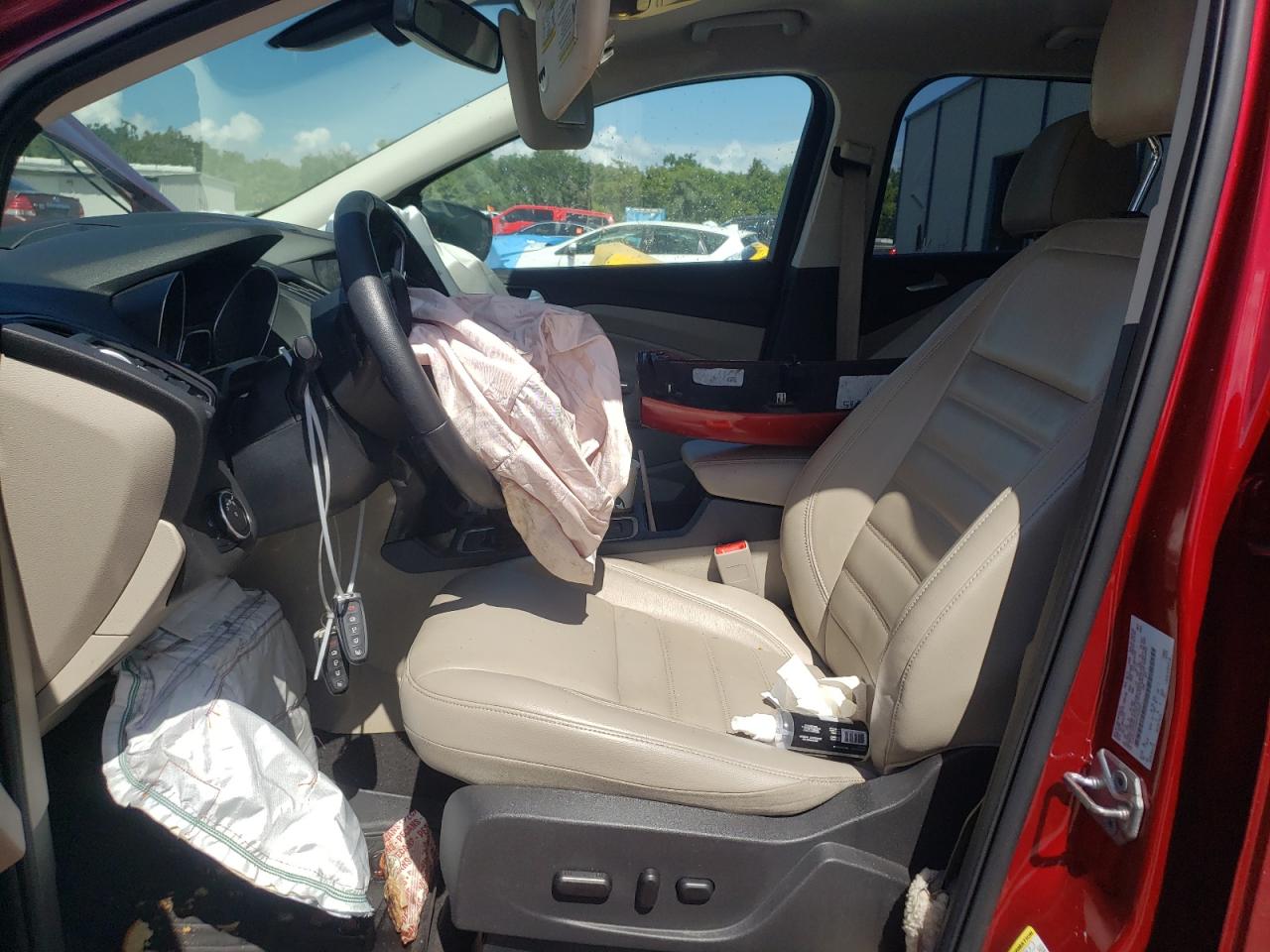 2017 Ford Escape Titanium VIN: 1FMCU0JD6HUE30327 Lot: 62871854