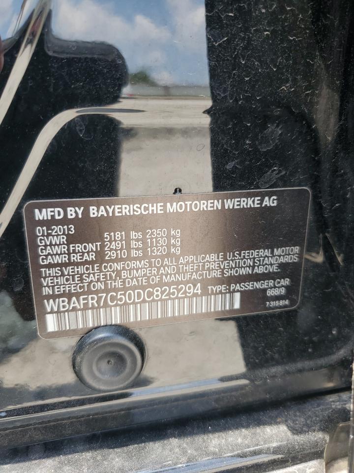 2013 BMW 535 I VIN: WBAFR7C50DC825294 Lot: 64381674