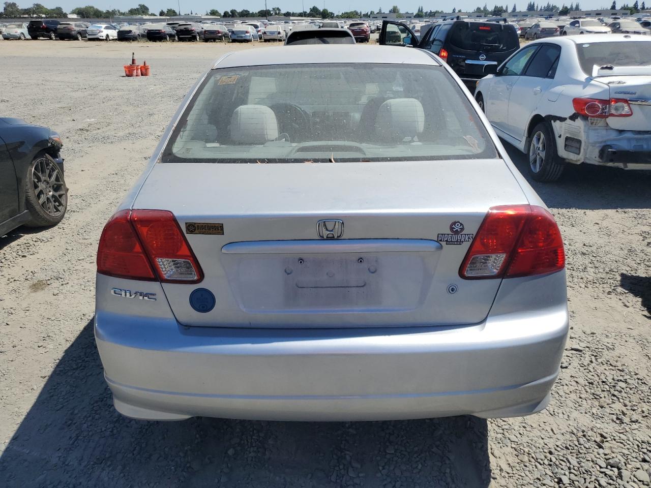 2004 Honda Civic Dx Vp VIN: 1HGES16374L007475 Lot: 62141964