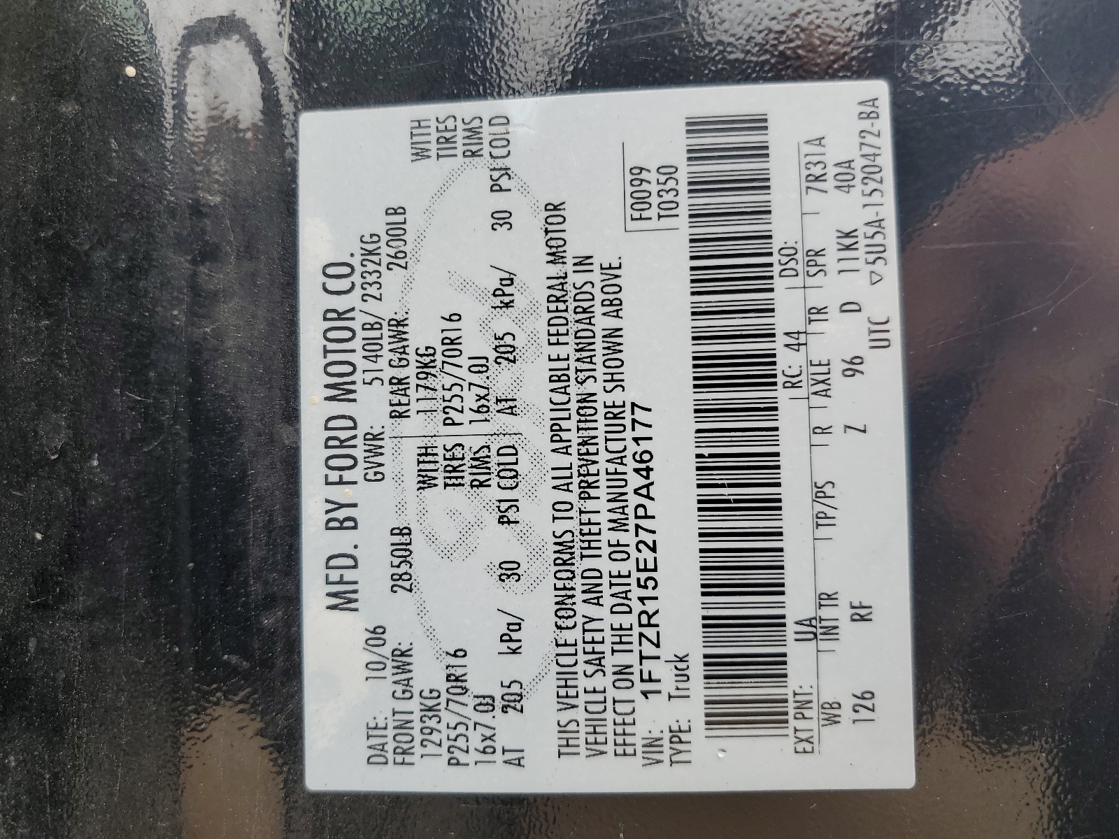 1FTZR15E27PA46177 2007 Ford Ranger Super Cab