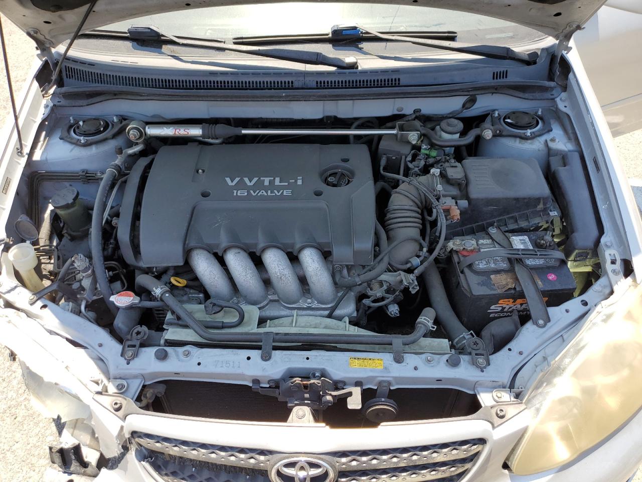 2005 Toyota Corolla Xrs VIN: 2T1BY32E75C344384 Lot: 62724614