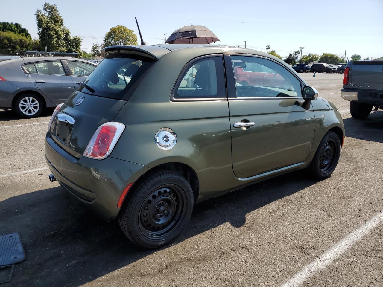 2015 Fiat 500 Pop VIN: 3C3CFFAR5FT624887 Lot: 62146154