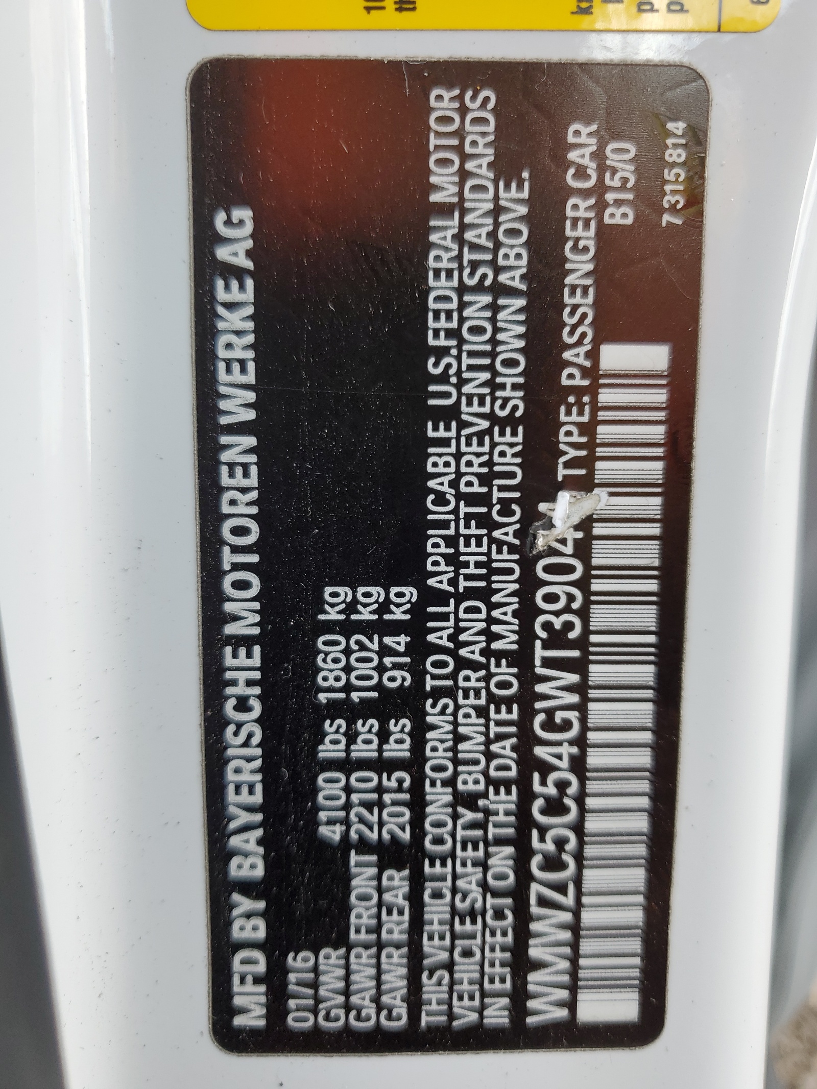 WMWZC5C54GWT39044 2016 Mini Cooper S Countryman