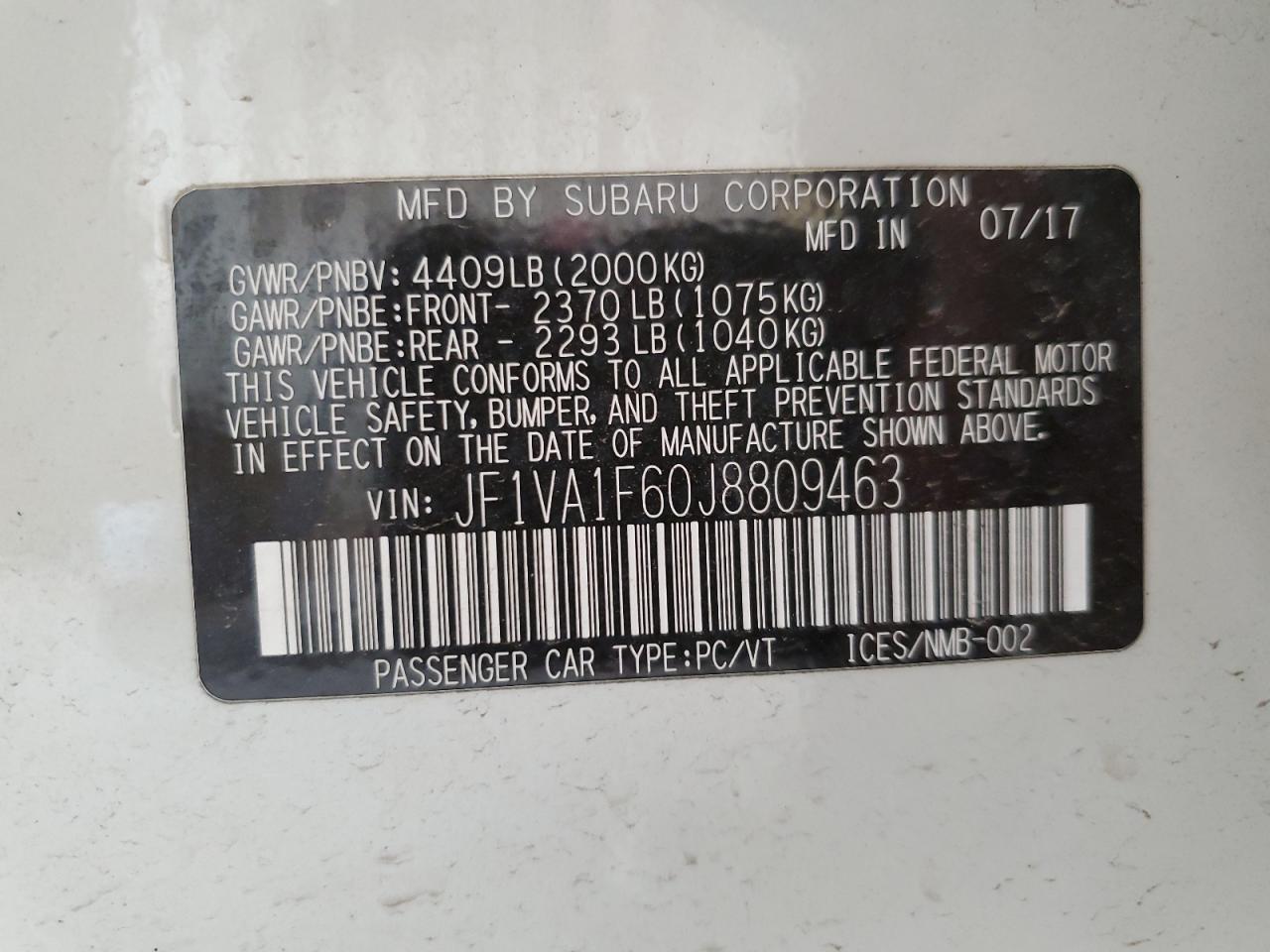 2018 Subaru WRX - Image 14