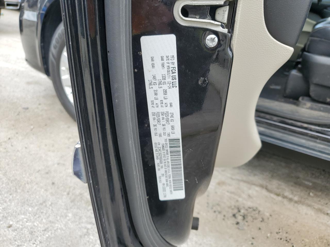 2015 Chrysler Town & Country Touring VIN: 2C4RC1BG2FR664684 Lot: 65268194