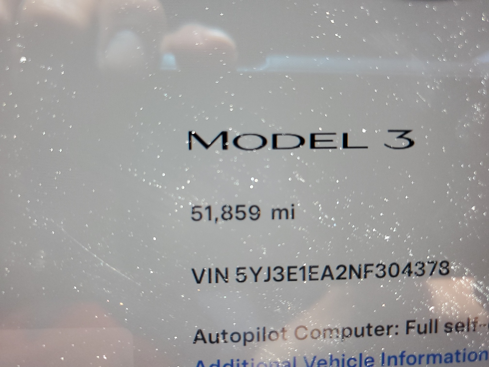 5YJ3E1EA2NF304378 2022 Tesla Model 3