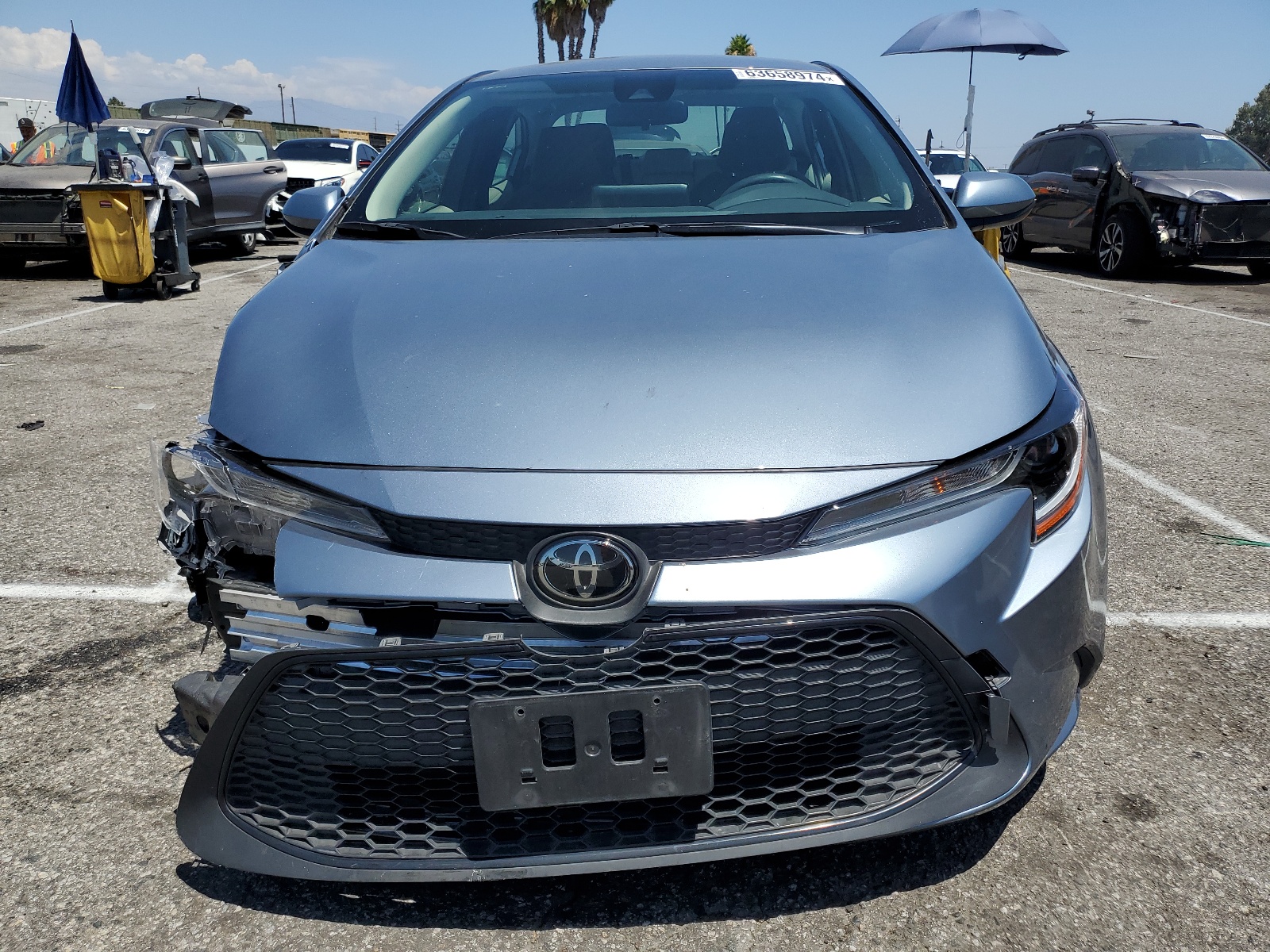 2022 Toyota Corolla Le vin: JTDEPMAE8N3020716