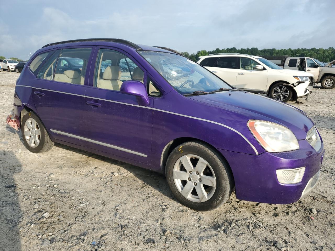 2008 Kia Rondo Lx VIN: KNAFG526087124001 Lot: 63678624