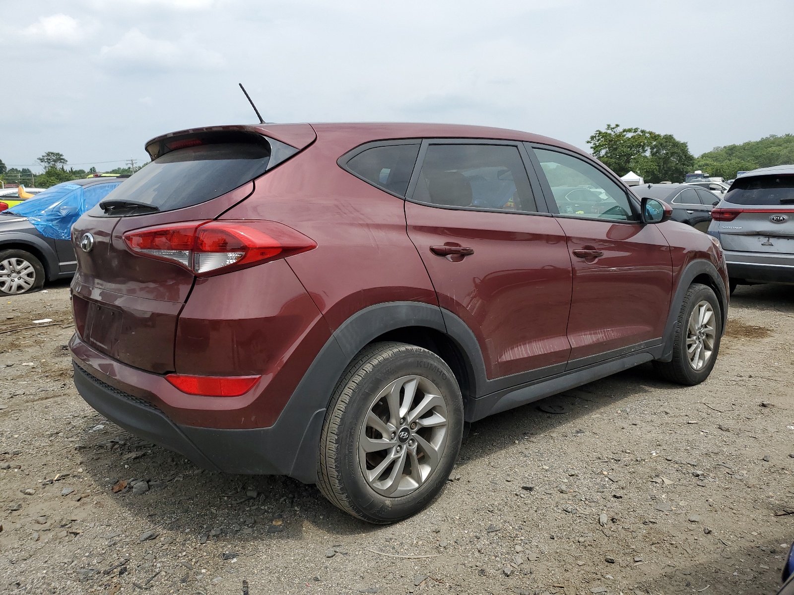 2016 Hyundai Tucson Se vin: KM8J23A47GU158075