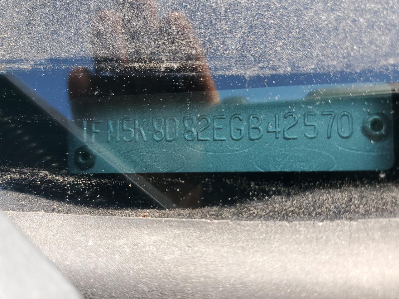 2014 Ford Explorer Xlt VIN: 1FM5K8D82EGB42570 Lot: 62025974