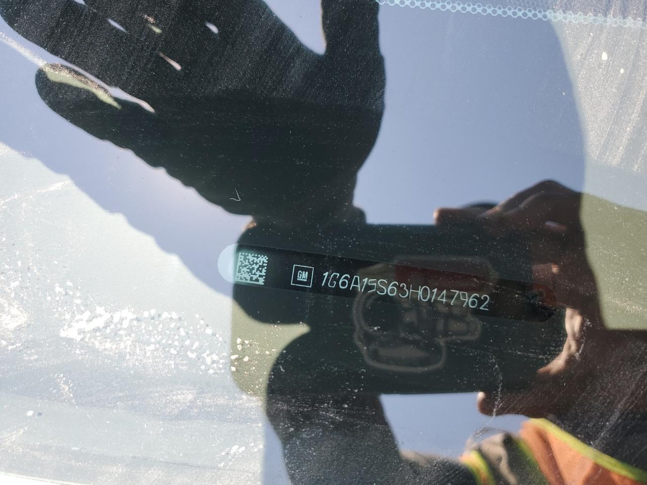 2017 Cadillac Cts-V VIN: 1G6A15S63H0147962 Lot: 62905054