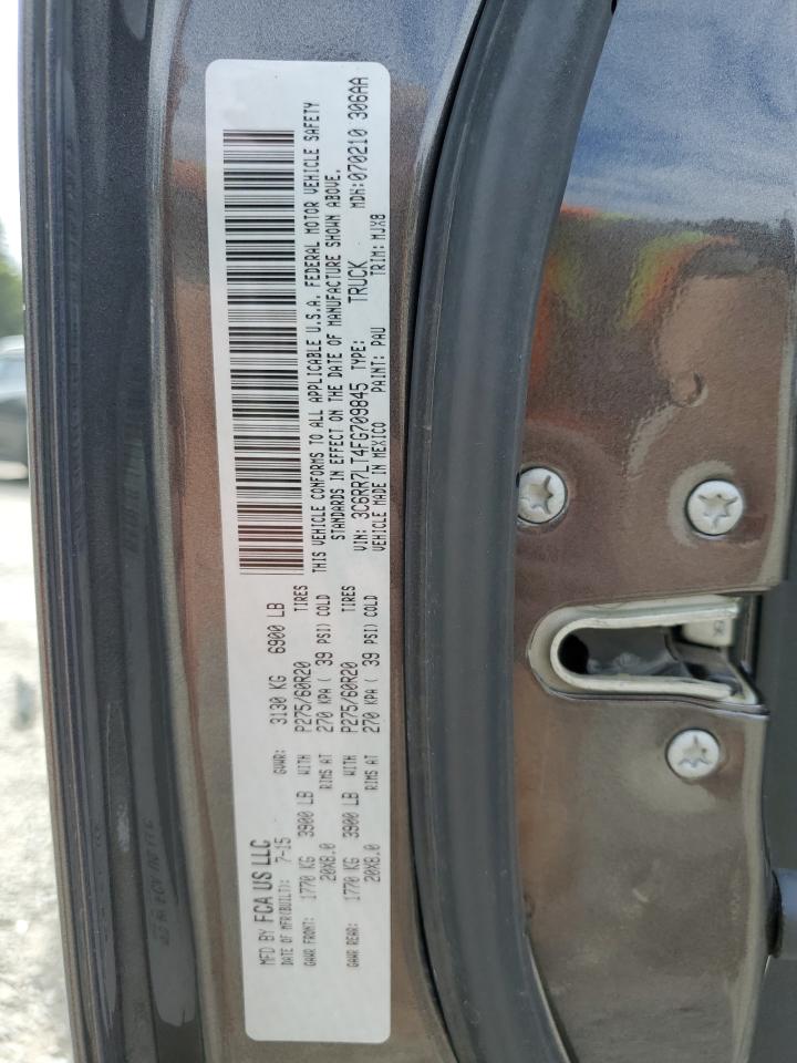 2015 Ram 1500 Slt VIN: 3C6RR7LT4FG709845 Lot: 64692074