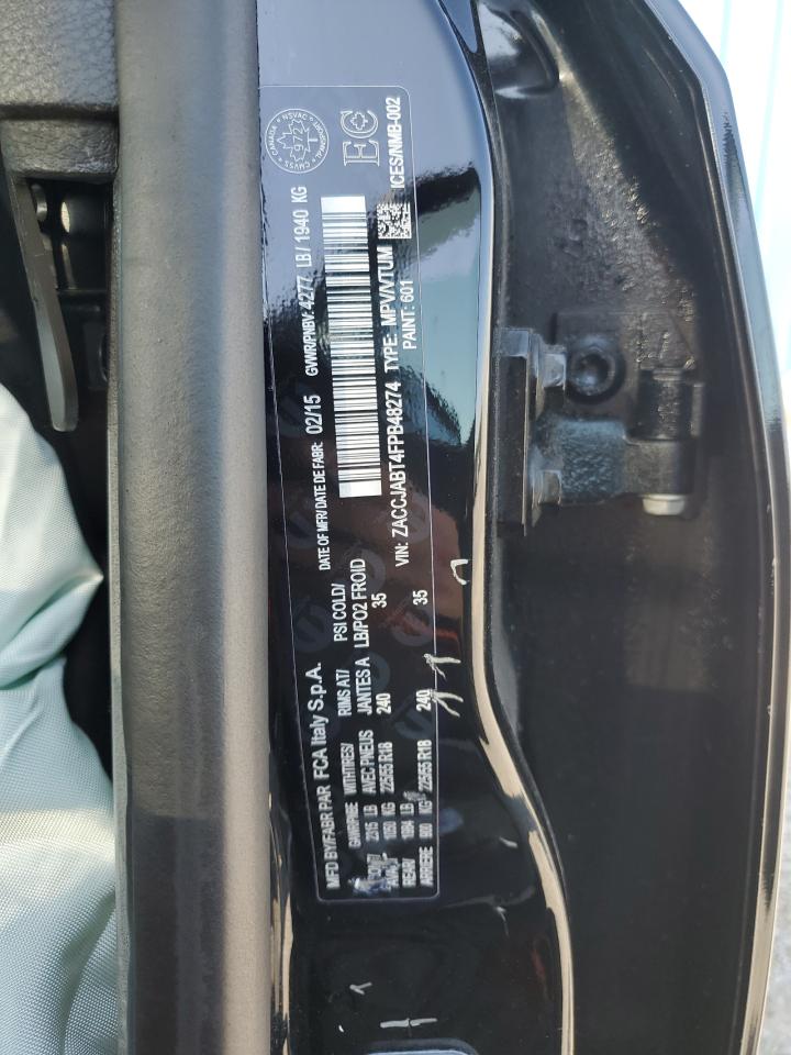 2015 Jeep Renegade Latitude VIN: ZACCJABT4FPB48274 Lot: 64183704