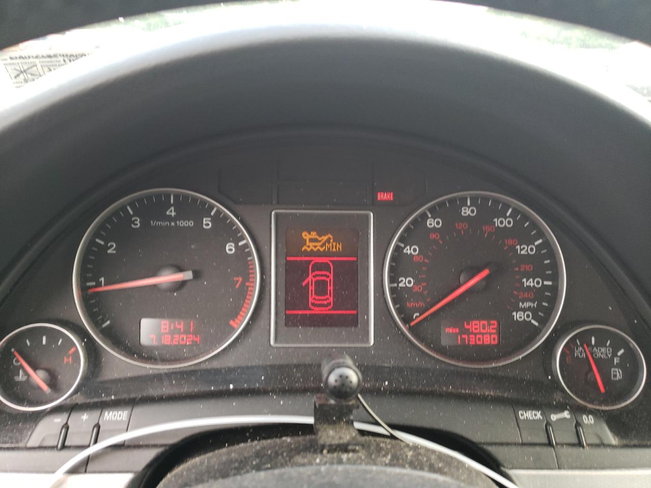 2002 Audi A4 1.8T Quattro VIN: WAULC68E42A159167 Lot: 63448174